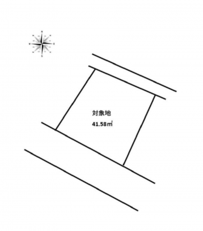 神戸市須磨区天神町、土地の間取り画像です