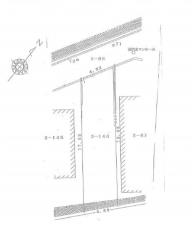 神戸市須磨区禅昌寺町、土地の間取り画像です