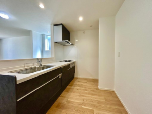 神戸市須磨区多井畑、新築一戸建てのキッチン画像です