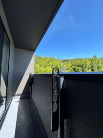 神戸市須磨区多井畑、新築一戸建てのバルコニー画像です