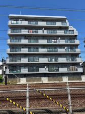 神戸市須磨区須磨浦通、中古マンションの外観画像です