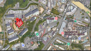神戸市須磨区道正台、中古マンションの地図画像です
