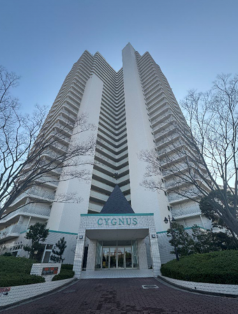 神戸市須磨区道正台、中古マンションの外観画像です