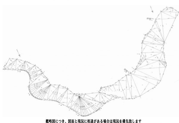 神戸市須磨区白川、土地の間取り画像です