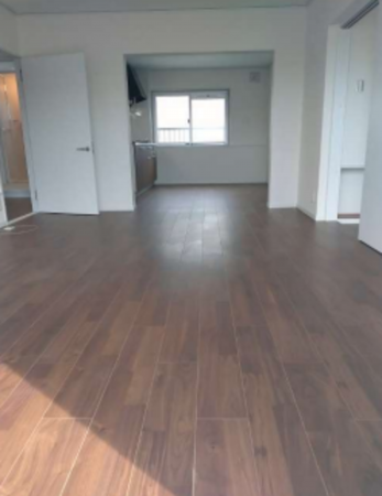 神戸市須磨区西落合、中古マンションの居間画像です