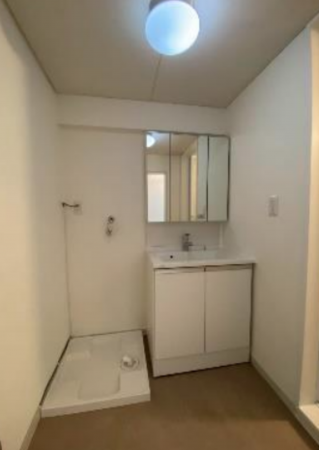 神戸市須磨区白川台、中古マンションの洗面画像です