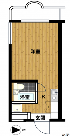 神戸市須磨区白川台、中古マンションの間取り画像です