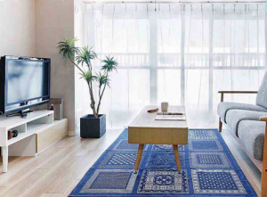 神戸市須磨区中落合、中古マンションの居間画像です