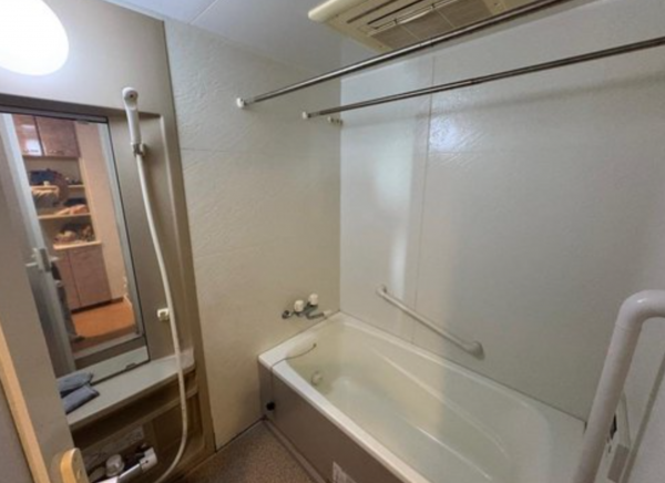 神戸市須磨区潮見台町、中古マンションの風呂画像です