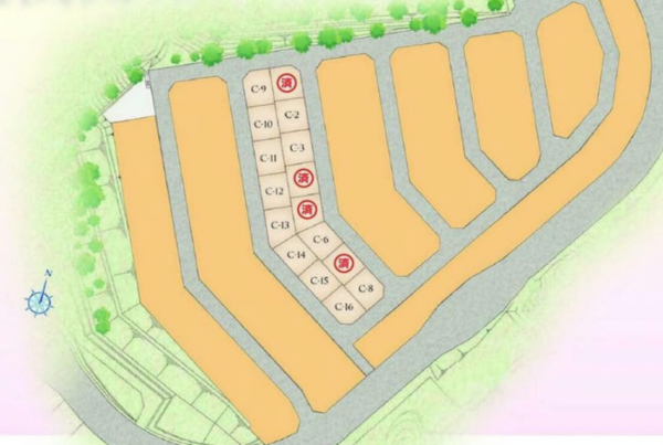 神戸市須磨区車、土地の間取り画像です