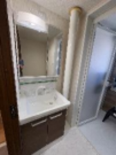 神戸市須磨区横尾、中古マンションの洗面画像です