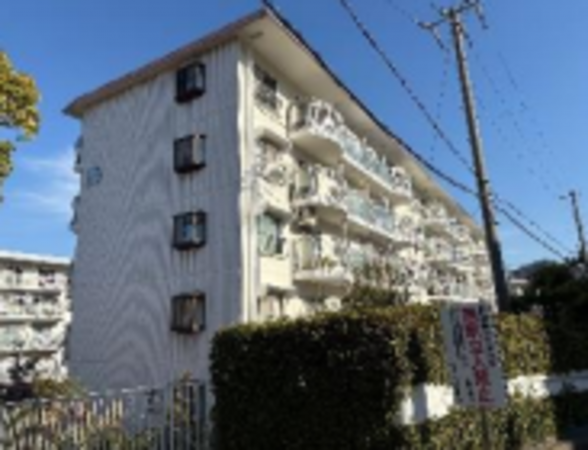 神戸市須磨区横尾、中古マンションの外観画像です