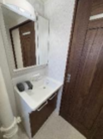 神戸市須磨区横尾、中古マンションの洗面画像です