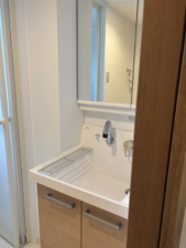 神戸市須磨区横尾、中古マンションの洗面画像です