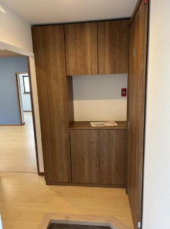 神戸市須磨区横尾、中古マンションの玄関画像です