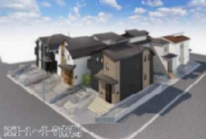 神戸市須磨区白川、新築一戸建ての外観画像です