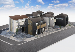 神戸市須磨区白川、新築一戸建ての外観画像です