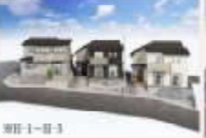 神戸市須磨区車、新築一戸建ての外観画像です