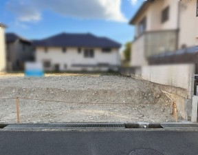 神戸市須磨区北落合、土地の前面道路を含む現地写真画像です