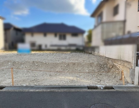 神戸市須磨区北落合、土地の前面道路を含む現地写真画像です