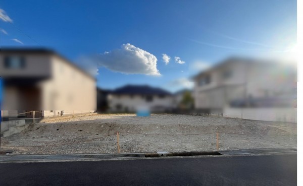 神戸市須磨区北落合、土地の前面道路を含む現地写真画像です