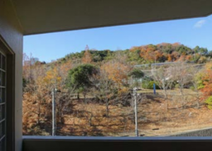 神戸市須磨区清水台、中古マンションのバルコニー画像です