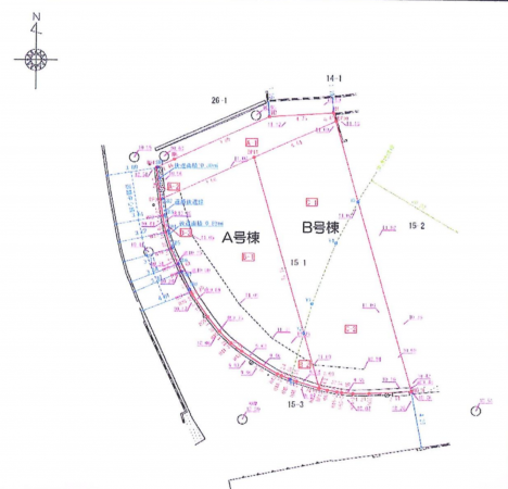 神戸市須磨区多井畑、土地の間取り画像です