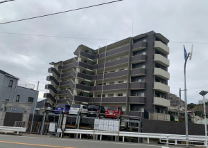 神戸市須磨区車、中古マンションの外観画像です