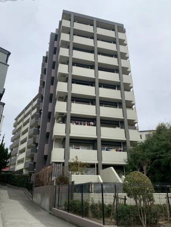 神戸市須磨区車、中古マンションの外観画像です