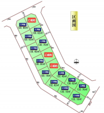 神戸市須磨区車、土地の間取り画像です