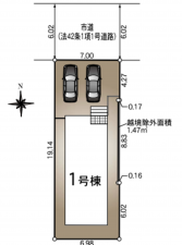 神戸市須磨区高倉台、新築一戸建ての間取り画像です