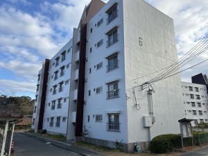 神戸市須磨区高倉台、中古マンションの外観画像です