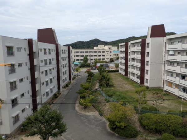 神戸市須磨区高倉台、中古マンションの外観画像です