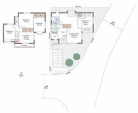 神戸市須磨区若草町、中古一戸建ての間取り画像です