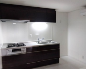 神戸市須磨区前池町、収益物件/マンションのキッチン画像です