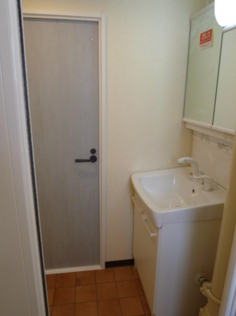 神戸市須磨区横尾、中古マンションの洗面画像です