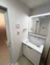 神戸市須磨区道正台、中古マンションの洗面画像です