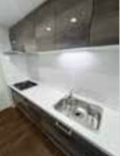 神戸市須磨区道正台、中古マンションのキッチン画像です