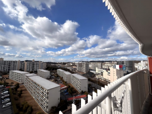 神戸市須磨区竜が台、中古マンションのバルコニー画像です