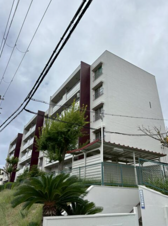 神戸市須磨区高倉台、中古マンションの外観画像です