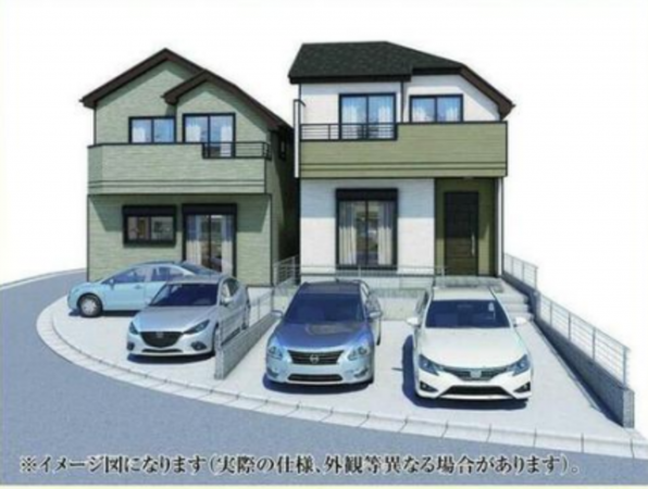 神戸市須磨区多井畑、新築一戸建ての外観画像です