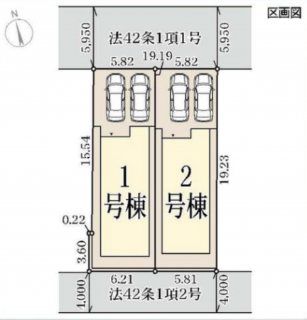 神戸市須磨区白川台、新築一戸建ての地図画像です