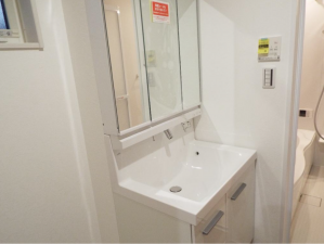 神戸市須磨区平田町、新築一戸建ての洗面画像です