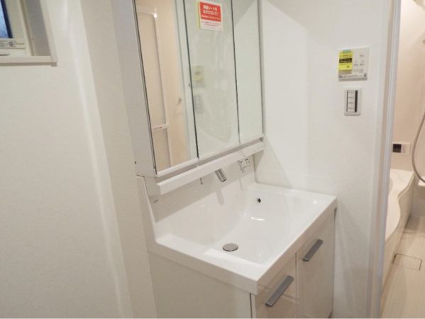 神戸市須磨区平田町、新築一戸建ての洗面画像です