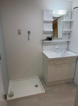 神戸市須磨区若草町、中古マンションの洗面画像です