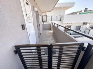 神戸市須磨区飛松町、中古マンションのバルコニー画像です