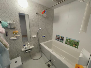 神戸市須磨区大池町、中古マンションの風呂画像です