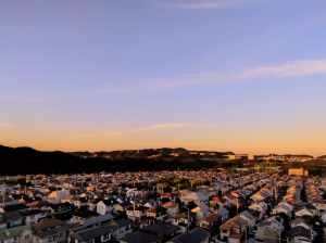 神戸市須磨区白川台、中古マンションのバルコニー画像です