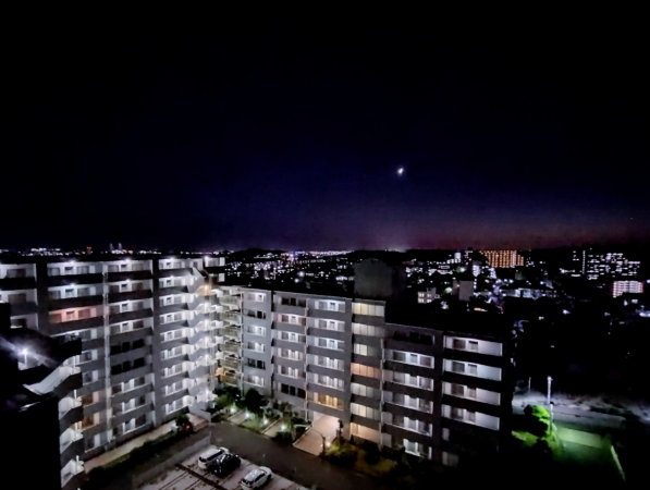 神戸市須磨区白川台、中古マンションのバルコニー画像です