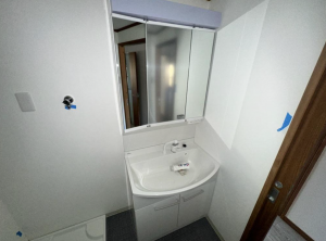 神戸市須磨区若草町、中古マンションの洗面画像です